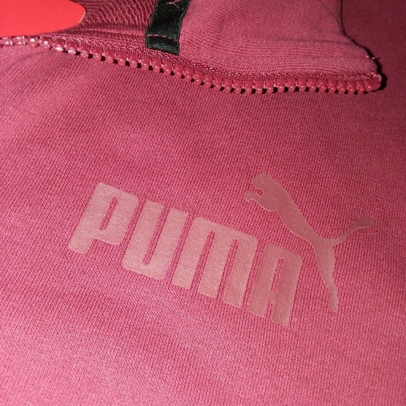 •Puma• rebel tape red track zip up hoodie - Picture 4 of 7